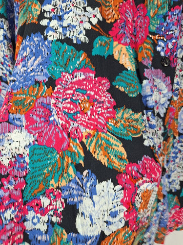 Second-Hand - Rolla's Vibrant Florals Relaxed Shirt Size XS - SwapUp