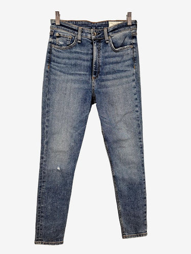 Rag & Bone Fitted Worn Wash Jeans Size S