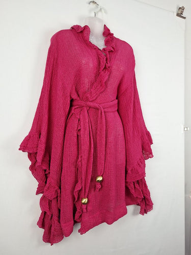 Second-Hand - Lisa Marie Fernandez Sheer Beach Cover up Dress Size 10 - SwapUp