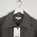 Second-Hand - Dazie Boxy Pinstripe Jacket Size 10 - SwapUp