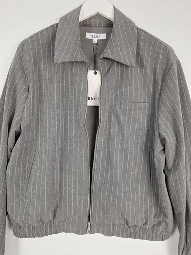 Second-Hand - Dazie Boxy Pinstripe Jacket Size 10 - SwapUp