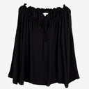 Second-Hand - Veronika Maine Drawstring Off the Shoulder Blouse Size 8 - SwapUp