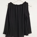 Second-Hand - Veronika Maine Drawstring Off the Shoulder Blouse Size 8 - SwapUp