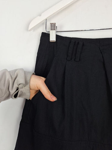 Second-Hand - Saba Asymmetrical Pleat Skirt Size 10 - SwapUp