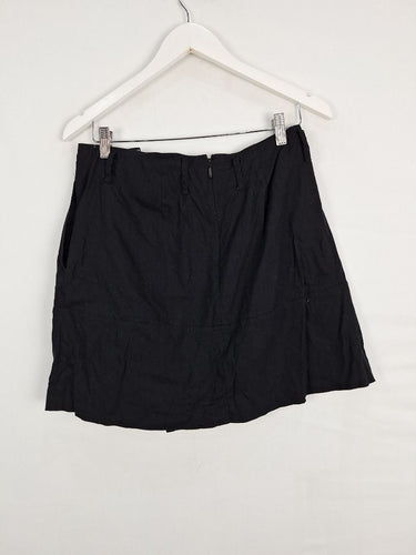 Second-Hand - Saba Asymmetrical Pleat Skirt Size 10 - SwapUp