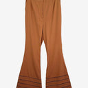 Second-Hand - C/MEO Collective Camel Lace Bootleg Pants Size M - SwapUp