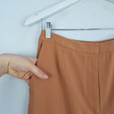 Second-Hand - C/MEO Collective Camel Lace Bootleg Pants Size M - SwapUp