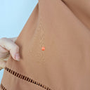 Second-Hand - C/MEO Collective Sleeveless Camel Lace Top Size M - SwapUp