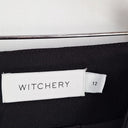 Second-Hand - Witchery Wrap Over Black Mini Skirt Size 12 - SwapUp