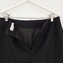 Second-Hand - Witchery Wrap Over Black Mini Skirt Size 12 - SwapUp