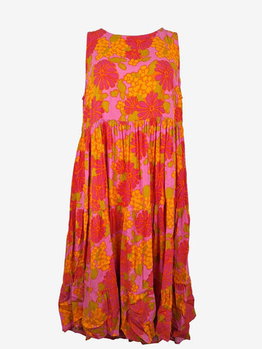 Mister Zimi Bright Floral Tiered Dress Size 12