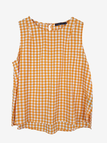 Mister Zimi Airy Gingham Top Size 12