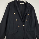 Second-Hand - Virtuelle Gold Anchor Button Classic Blazer Size M - SwapUp