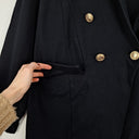 Second-Hand - Virtuelle Gold Anchor Button Classic Blazer Size M - SwapUp