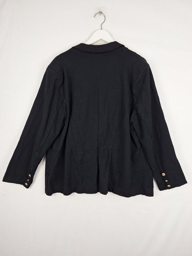 Second-Hand - Virtuelle Gold Anchor Button Classic Blazer Size M - SwapUp