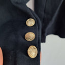 Second-Hand - Virtuelle Gold Anchor Button Classic Blazer Size M - SwapUp