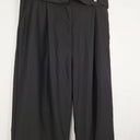 Second-Hand - Motto Black Fold Over Straight Leg Pants Size 14 - SwapUp