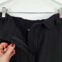 Second-Hand - Motto Black Fold Over Straight Leg Pants Size 14 - SwapUp