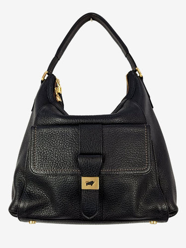 Braun Buffel Oversized Pebble Leather Shouler Bag