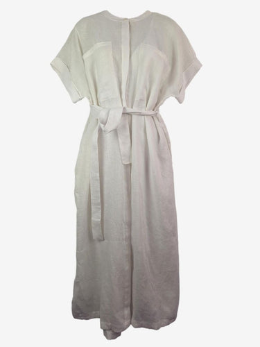Elk Relaxed Chic Linen Shirt Dress Size 10