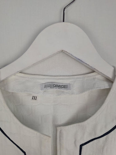 Second-Hand - Assorted Brands Contrast Trim Zip Up Top Size S - SwapUp