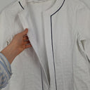 Second-Hand - Assorted Brands Contrast Trim Zip Up Top Size S - SwapUp
