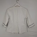 Second-Hand - Assorted Brands Contrast Trim Zip Up Top Size S - SwapUp
