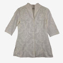 Second-Hand - Assorted Brands High Neck Embroidered Top Size S - SwapUp