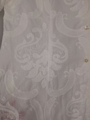 Second-Hand - Assorted Brands High Neck Embroidered Top Size S - SwapUp