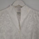Second-Hand - Assorted Brands High Neck Embroidered Top Size S - SwapUp