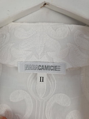 Second-Hand - Assorted Brands High Neck Embroidered Top Size S - SwapUp
