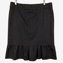 Second-Hand - MaxMara Pinstripe Flare Mini Skirt Size 16 - SwapUp