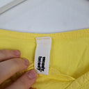 Second-Hand - Wendy Trendy Lemon Cotton Panelled Top Size 16 - SwapUp