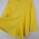 Second-Hand - Wendy Trendy Lemon Cotton Panelled Top Size 16 - SwapUp