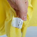 Second-Hand - Wendy Trendy Lemon Cotton Panelled Top Size 16 - SwapUp