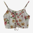 Second-Hand - Mika & Gala Floral 'Silky' Tropical Top Size 10 - SwapUp
