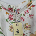 Second-Hand - Mika & Gala Floral 'Silky' Tropical Top Size 10 - SwapUp