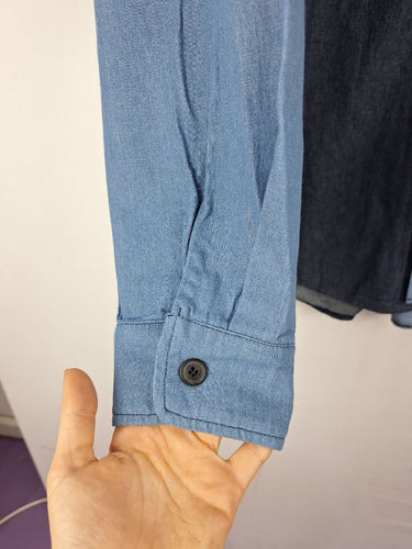 Second-Hand - Assorted Brands Multi Wash Denim Contrast Shirt Size OSFA - SwapUp