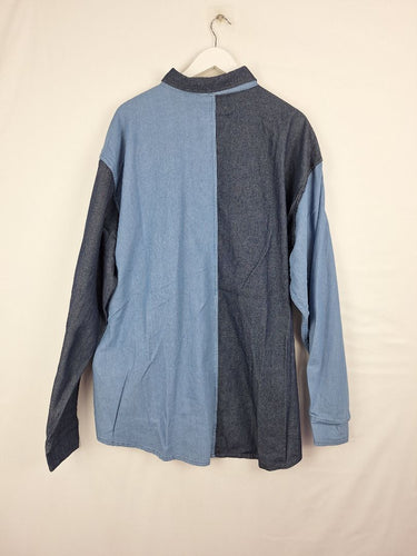 Second-Hand - Assorted Brands Multi Wash Denim Contrast Shirt Size OSFA - SwapUp