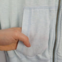 Second-Hand - Nike Y2K Baby Blue Zip Up Jacket Size XS - SwapUp