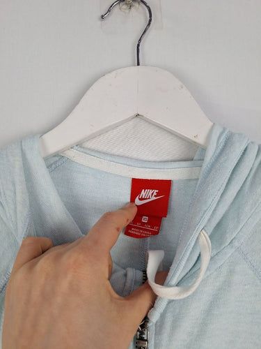 Second-Hand - Nike Y2K Baby Blue Zip Up Jacket Size XS - SwapUp