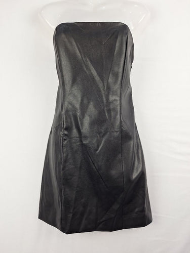 Second-Hand - Winnie & Co. Pleather Bodycon Mini Dress Size 12 - SwapUp
