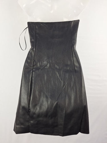 Second-Hand - Winnie & Co. Pleather Bodycon Mini Dress Size 12 - SwapUp