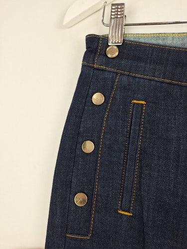 Second-Hand - Massimo Dutti Vintage Style Front Button Jeans Size 8 - SwapUp