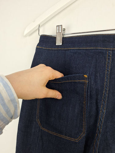 Second-Hand - Massimo Dutti Vintage Style Front Button Jeans Size 8 - SwapUp