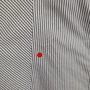Second-Hand - Cue Vintage Pinstripe Frill Blouse Size 12 - SwapUp