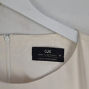 Second-Hand - Cue Fitted B&W Peplum Blouse Size 12 - SwapUp
