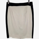 Second-Hand - Cue B&W Fitted Pencil Skirt Size 12 - SwapUp