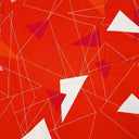 Second-Hand - Essaye Red Triangular Pattern Midi Skirt Size XXXL - SwapUp