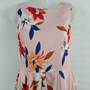 Second-Hand - Cue Musk Floral Pleated Midi Dress Size 8 - SwapUp